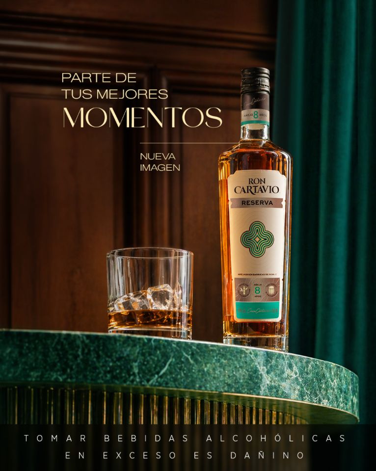 RON CARTAVIO REDEFINE EL LUJO DEL RON PERUANO: RESERVA 8 AÑOS PRESENTA NUEVA IMAGEN PARA CONSOLIDAR SU POSICIONAMIENTO PREMIUM
