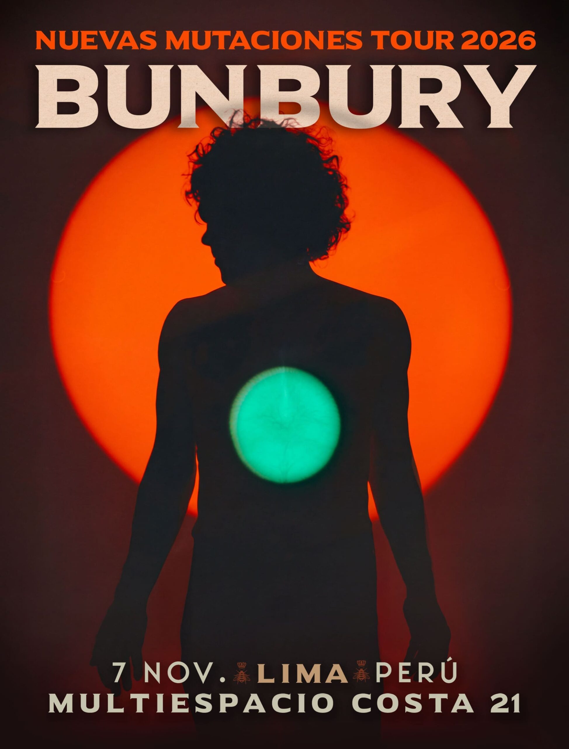 BUNBURY: “PERÚ ES UN PAÍS CON EL QUE TENGO UN VÍNCULO EMOCIONAL MUY IMPORTANTE”